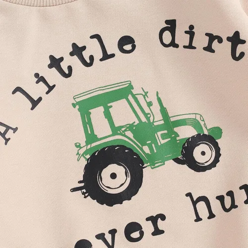 Miniatura 87 de BemeyourBBs Conjunto divertido de sudadera y pantalones de manga larga con letras divertidas para bebé niño y niño