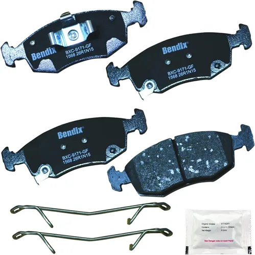 Miniatura 375 de Pastillas de freno delanteras cerámicas Bendix Priority1 CFC2302 para Hyundai Elantra 2021, Sonata 2022-2020, Kia K5 2023-2021