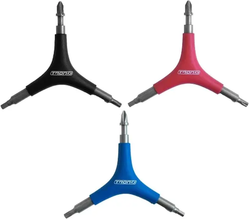 Miniatura 2 de TronX Multi Pro - Herramienta de patinaje de hockey en línea, ruedas giratorias, empujador de rodamientos y extractor, desenrosca cascos, diseñado