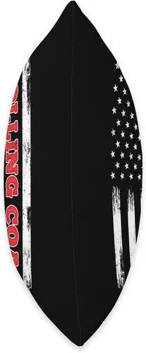 Miniatura 2 de Living The Trucker Life Apparel Boys Girls Kids Patriotic American Flag Diesel Power Rolling Coal - Almohada de 16 x 16 pulgadas, multicolor