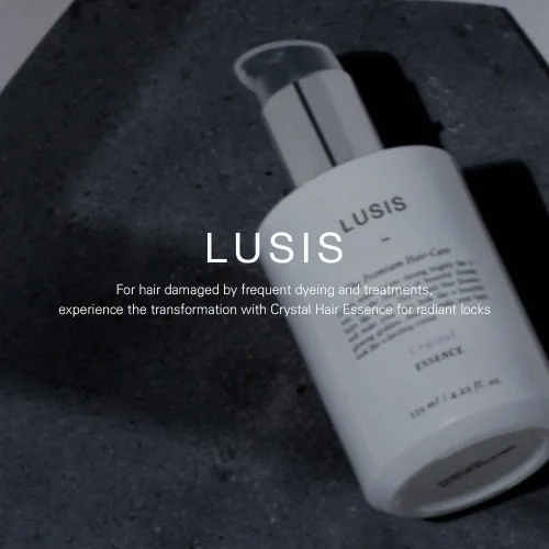 Miniatura 2 de LUSIS Crystal Hair Essence - Tratamiento sin enjuague de proteínas y queratina para reparación del cabello dañado, aumento de volumen y brillo