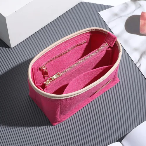 Miniatura 7 de Doxo Organizador de bolso organizador de bolsas para bolso y bolso bolsa en bolsa perfecto para Speedy 20 y más rosa-S