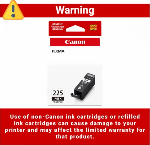 Miniatura 3 de Canon PGI-225 Depósito de tinta negra auténtica, compatible con iP4820, MG5220, MG5120, MG8120, MG6120, MX882, iX6520, iP4920, MG5320, MG6220