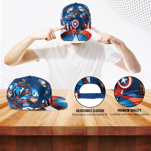 Miniatura 4 de Marvel Gorra de béisbol de los Vengadores, talla única, sombrero cómodo, regalo de los Vengadores para hombres, mercancía para hombre