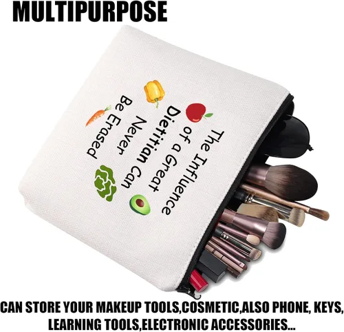 Miniatura 5 de JYTAPP Dietista Regalo de agradecimiento Dietista La influencia de una gran bolsa de cosméticos Dietista Regalo de nutricionista RD Registrado