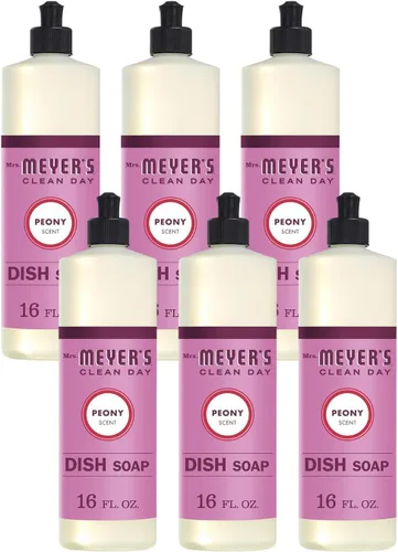 Miniatura 55 de Mrs. Meyer's - Detergente líquido para platos, aroma a pinos de Iowa, fórmula biodegradable, edición limitada, paquete de 3 unidades, 16 fl oz