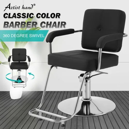 Miniatura 7 de Artist hand Silla de peluquería para estilista, silla hidráulica de peluquería, silla de peluquería giratoria de 360 grados de altura ajustable