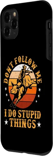 Miniatura 71 de Carcasa vintage para iPhone XS Max Don't Follow Me I Do Stupid Things