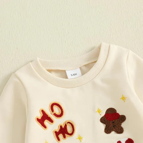 Miniatura 169 de Conjunto de camisa larga y divertida para bebé niño y niña, ropa de primera Navidad, 6, 12, 18, 24 meses, 2T