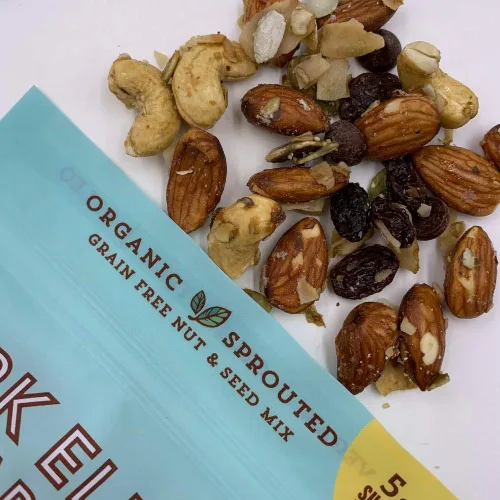 Miniatura 4 de Lark Ellen Farm Mezcla de frutos secos y semillas dulces y salados, bolsas de mezcla de frutos secos sin gluten, aperitivos saludables sin granos