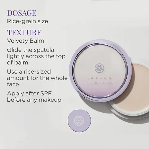 Miniatura 4 de Tatcha The Silk Canvas Imprimación sin poros para maquillaje facial, dura más tiempo y perfecciona instantáneamente la piel, 0.71 oz 0.7 onzas