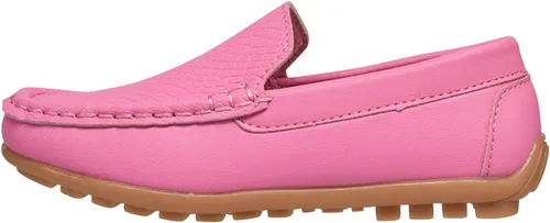 Miniatura 4 de CoXist Mocasines de cuero sin cordones para niños y niñas