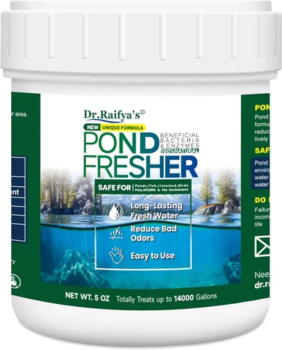 Miniatura 8 de Dr.Raifya's Reductor de polvo - 9.000 gránulos naturales de lodos de estanque y fuente de agua, bacterias beneficiosas seguras para peces y vida