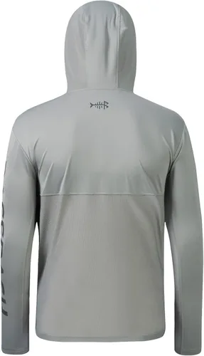 Miniatura 2 de BASSDASH UPF 50+ - Sudadera con capucha para hombre, protección solar UV, manga larga, rendimiento