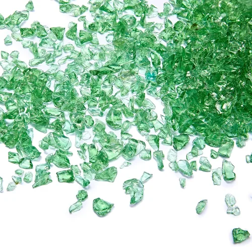 Miniatura 11 de TWINKLING Vidrio triturado de alto brillo, vidrio roto, chips de gemas de vidrio para arte de resina DIY, arte de uñas, pintura de geoda, 1-3mm Negro