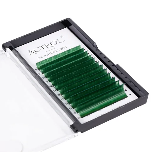 Miniatura 23 de Extensiones de pestañas de colores Easy Fan de 0.354-0.630 in, mezcla de blanco, rizo D, fácil de abanear, 0.003 in, suministros de pestañas
