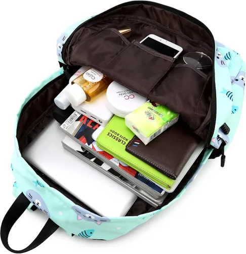 Miniatura 6 de Abshoo mochila ligera infantil de unicornio bolsa para la escuela bolsa para niñas