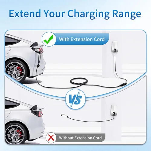 Miniatura 6 de Cable de extensión de EV J1772 de 32 A, 21 pies, cable de extensión de cargador EV de nivel 2, cable de extensión de 240 V EV para carga rápida