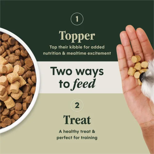 Miniatura 6 de Instinct - Topper de comida para perros liofilizada Raw Boost Mixers con soporte para la movilidad, bolsa de 5.5 oz