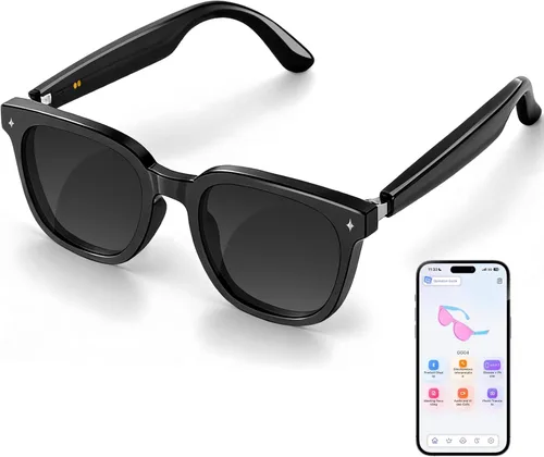 Miniatura 8 de Lentes inteligentes Bluetooth para hombres y mujeres, lentes inteligentes Ai con audio de oído abierto, control de voz, traducción en tiempo real