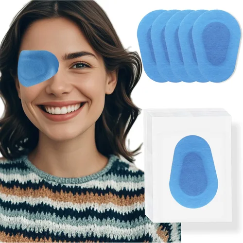 Miniatura 9 de 20 parches adhesivos para los ojos para niños, parche médico desechable transpirable para ambliopía ojo perezoso, vendajes adhesivos sin látex