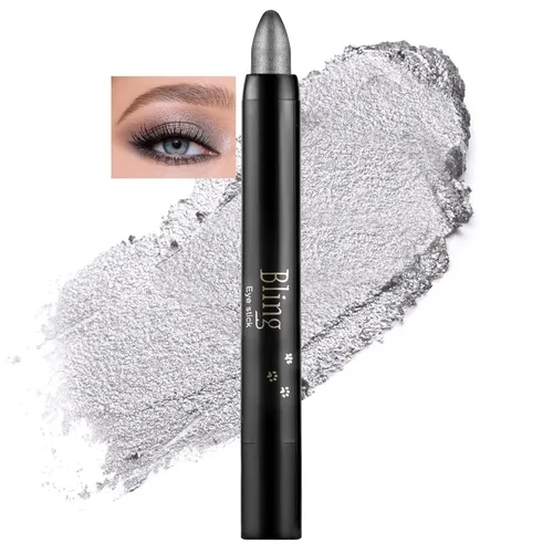 Miniatura 20 de Boobeen Lápiz de sombra de ojos impermeable, lápiz de sombra de ojos en crema brillante para maquillaje de ojos con purpurina, fácil de usar (012#)