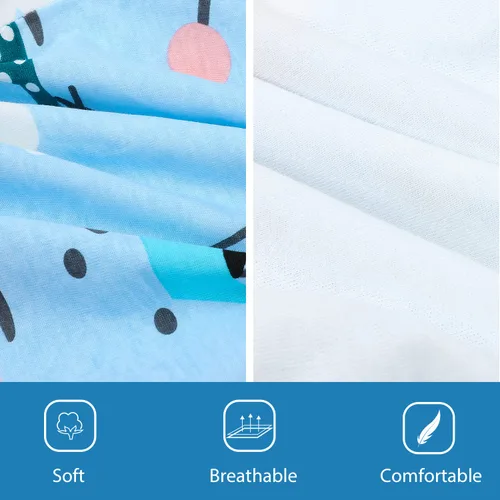 Miniatura 5 de MooMoo Baby Pantalones de pañales impermeables para entrenamiento para ir al baño, 2 paquetes de pañales cortos nocturnos para niños