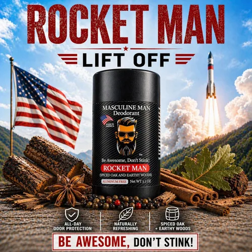 Miniatura 2 de Desodorante para hombres – Desodorante para hombre sin aluminio – Desodorantes naturales de tamaño de viaje – Protección contra el sudor
