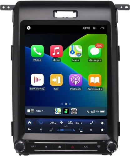 SEICANE Radio Estéreo para Ford F150 2013 2014, Sistema Android Pantalla Táctil de 12.1 Pulgadas, Carplay Android Auto Navegación GPS, 8 Núcleos 4G