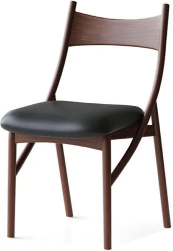 Miniatura 11 de Sillas de comedor de madera, sillas de comedor, silla de cocina, silla lateral de cocina con respaldo alto con paquete suave para salas de estar