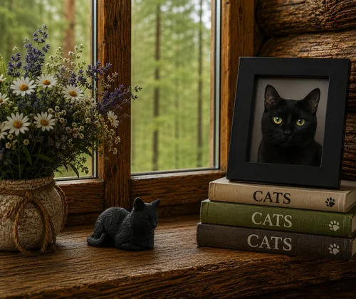 Miniatura 3 de JFSM INC. Figura de gato negro de 3.5 pulgadas, regalos para amantes de los gatos, relleno de calcetines navideños, regalos para amantes