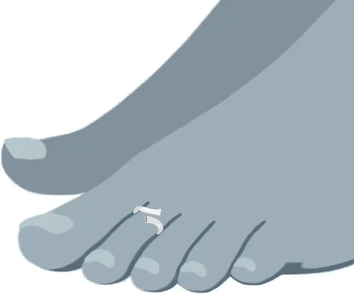 Miniatura 3 de Anillo de dedo ajustable de plata de ley con puntas abiertas por paso, Metal, Sin piedras preciosas