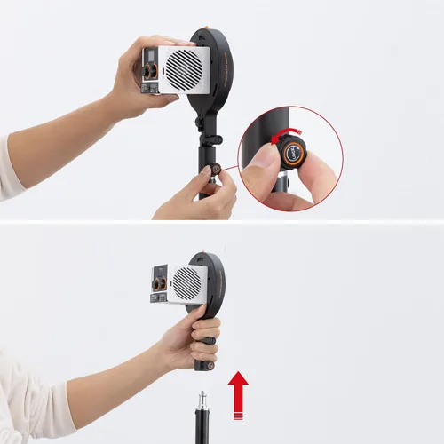 Miniatura 7 de ZHIYUN Adaptador de montaje Bowens A con soporte ZY para luz G60