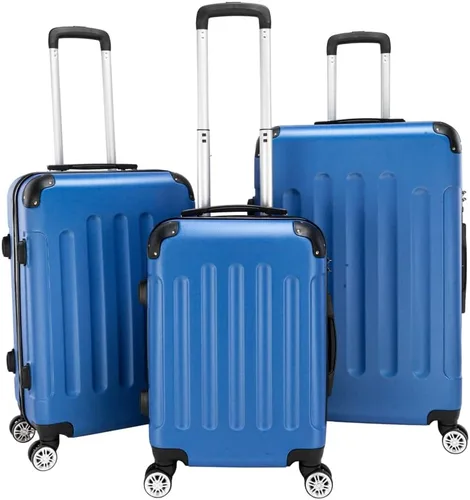 Miniatura 44 de Juego de equipaje de 3 piezas – Maletas con ruedas giratorias multidireccionales – Bolsa de viaje Maleta ABS con bloqueo TSA – Maletas de carcasa