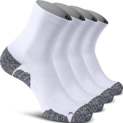Miniatura 24 de CWVLC Calcetines deportivos de compresión acolchados para hombres y mujeres