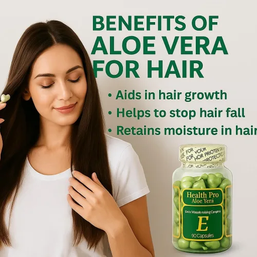 Miniatura 4 de Cápsulas de aceite de vitamina E para la piel – Cápsulas hidratantes tópicas Girar y aplicar con aloe vera 90 cápsulas cada uno (paquete de 2)
