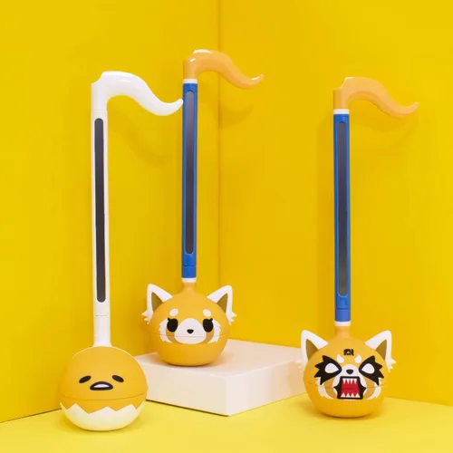 Miniatura 7 de Edición Especial Sanrio Otamatone (juego de 3 piezas - Aggretsuko dulce y furioso + Gudetama) - Instrumento musical electrónico de juguete por Maywa