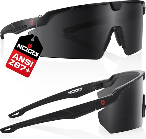 Miniatura 11 de NoCry Gafas de Sol ANSI Z87 para Hombres o Mujeres con Protección Anti-Rayones y 100% UV — Gafas de Seguridad con Lentes de Alto Contraste Teñidas