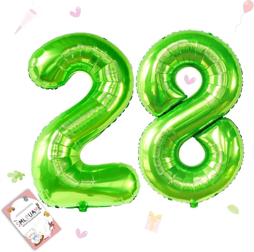 Miniatura 143 de Globos de números de 40 pulgadas del 0 al 9 dorados grandes del número 0, globos digitales para suministros de decoración de celebración de fiesta