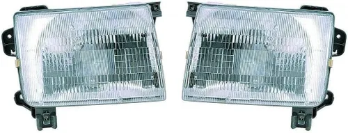 KarParts360: Para 2000 Nissan Frontier faro Asamblea par conductor y pasajero lado w/bombillas para NI2502121 NI2503121 Lado del conductor y del