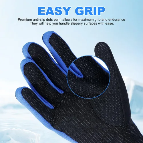 Miniatura 4 de Micosuza Guantes de buceo de neopreno de 1,5 mm de cinco dedos