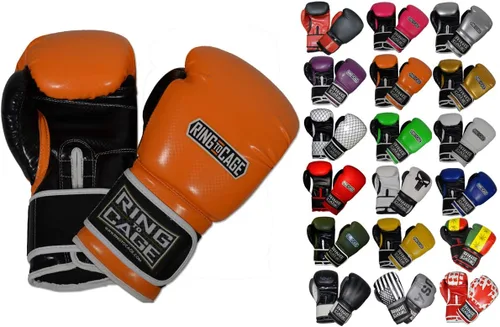 Miniatura 8 de Guantes de boxeo para entrenamiento de gimnasio Verde neón/negro