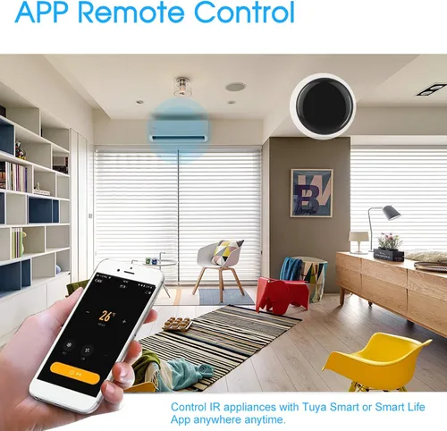 Miniatura 3 de Concentrador de control remoto WiFi-IR, módulo de control remoto inteligente WiFi IR, control de voz inteligente con aplicación Tuya compatible