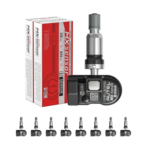 Autel Sensor TPMS, sensor MX-2 en 1 (315 MHz + 433 MHz) para el 99% de los automóviles, programación inalámbrica 100% clonable, igual que los