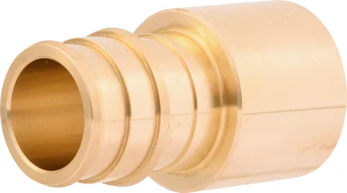 SharkBite Adaptador de sudor FNPT de expansión de 3/4 x 3/4 pulgadas para tubería PEX-A, accesorios de plomería de latón, adaptador NPT hembra para