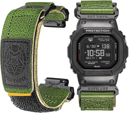 Miniatura 18 de Correa de reloj para Casio G-Shock para hombres DW-D5600/5610/5700/8900, GLS-100/5600/6900/8900, GD-100/110/120/350, correa Casio de 16 mm de cuero