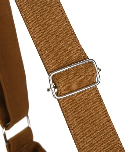 Miniatura 180 de Covelin - Bolsa de hombro informal de lona para mujer, estilo bohemio y retro, bolsa de mano, bolso cruzado, tamaño grande