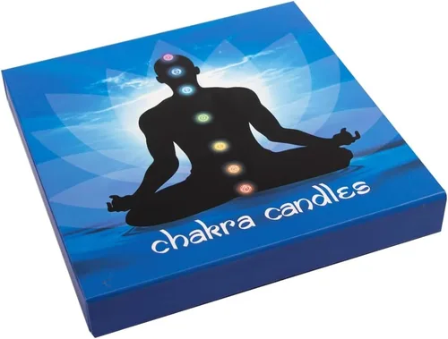 Miniatura 2 de Vrinda® Vela perfumada de 7 chakras, 2.25 pulgadas, juego de velas de aromaterapia para meditación, yoga y relajación, vertidas a mano con aceites