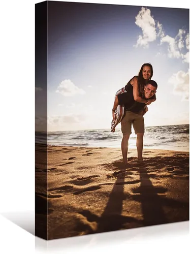 Miniatura 10 de Looife Impresiones en lienzo personalizadas de 40 x 20 pulgadas con tu foto, arte de pared personalizado con tu foto sobre lienzo