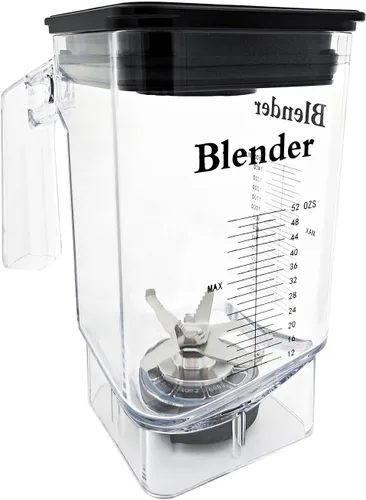 Miniatura 5 de CRANDDI Vaso de repuesto para K80, recipiente de licuadora de 52 onzas, jarra de 50.7 fl oz, accesorios de piezas de repuesto para licuadora